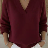 Viola | Relaxed V-Neck Sweater