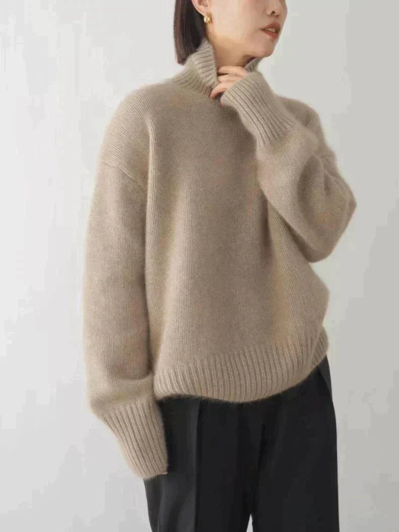 Gabriela – Kašmírový svetr, barva: khaki