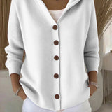 Eszter | Hooded Knit Cardigan