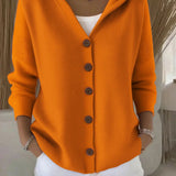 Eszter | Hooded Knit Cardigan