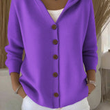 Eszter | Hooded Knit Cardigan