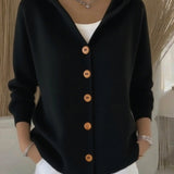 Eszter | Hooded Knit Cardigan