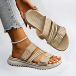 Anna-Magdalena – Ortopedické sandály, barva: khaki