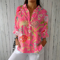 Riley - Tropical Floral Print Shirt