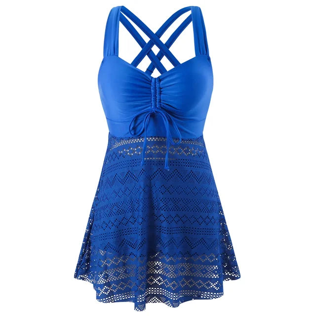 Ida – Tankini, barva: modrá