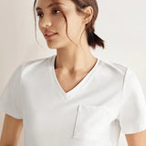 Stretch-Knit Bamboo Classic Basic Tee BELLE