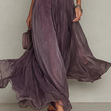 Ashley – Vintage elegáns sifon maxiruha