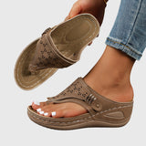 Rosa – Žabky, barva: khaki