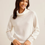 Merino Wool Cowl Neck Sweater