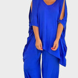 Zelora - Casual chic set, barva: modrá