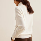 Merino Wool Cowl Neck Sweater