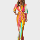Lola – Maxi mintás ruha