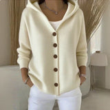 Eszter | Hooded Knit Cardigan
