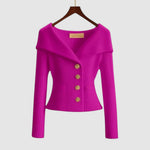 Nikola - Elegantní cardigan, barva: růžová