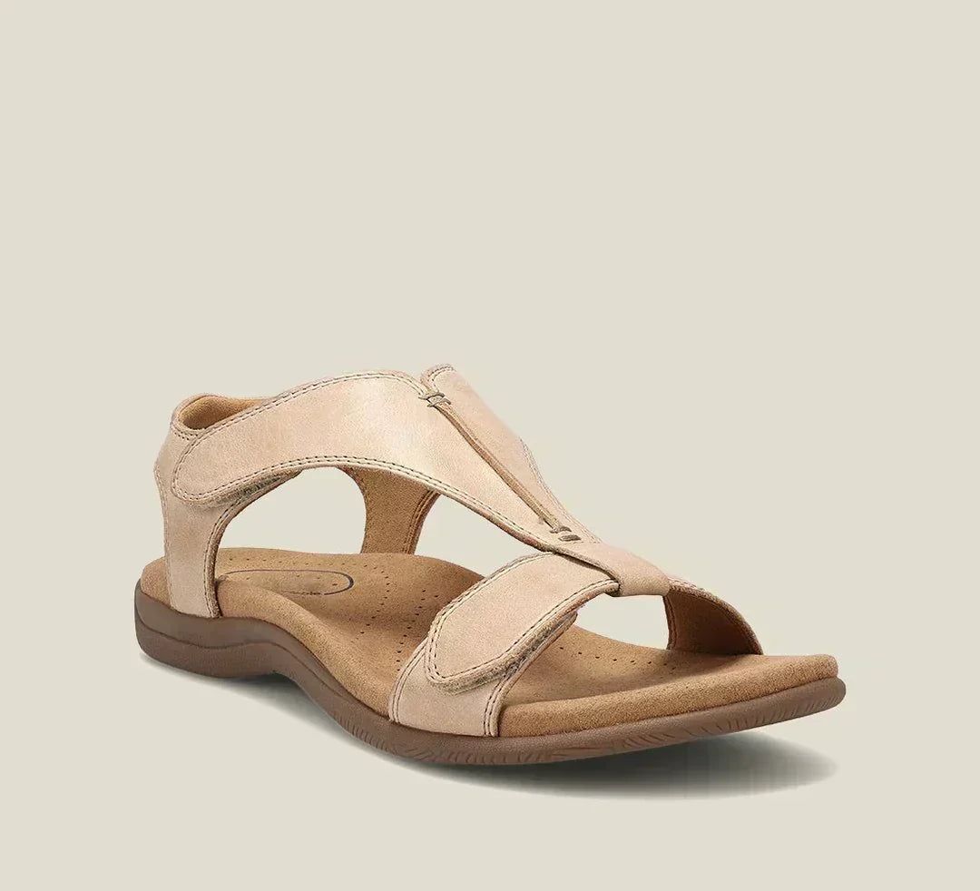 Rosina – Elegantní ortopedické sandály, barva: béžová