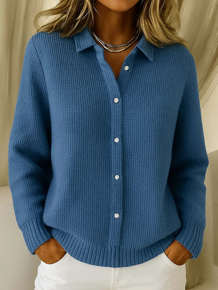 Fiora – Elegantní a pohodlný cardigan, barva: tmavě modrá