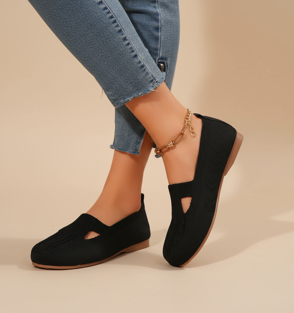 Eva-Jule – Ergonomické sandály, barva: černá