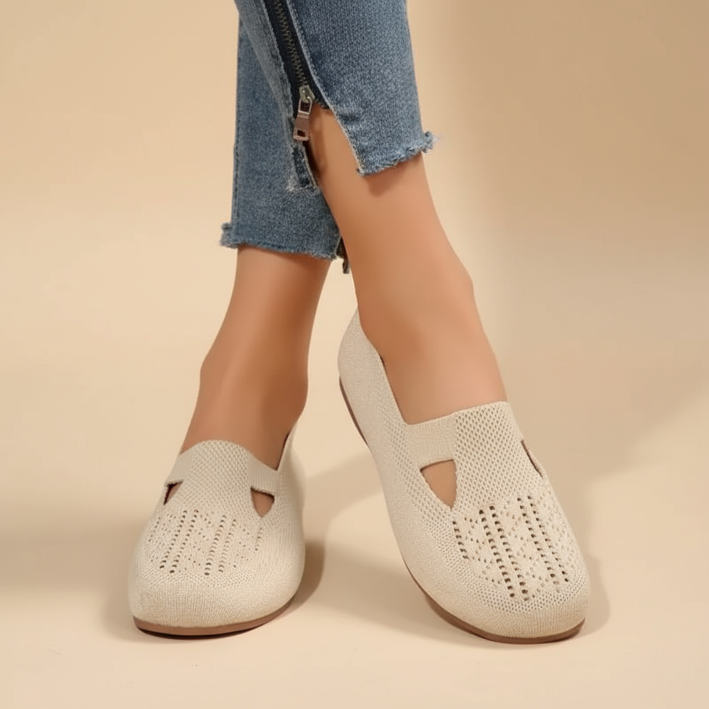Eva-Jule – Ergonomické sandály, barva: béžová
