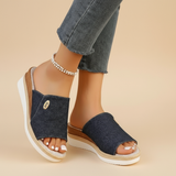 Eva-Hilde – Ergonomické sandály, barva: černá