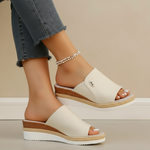 Eva-Hilde – Ergonomické sandály, barva: bílá