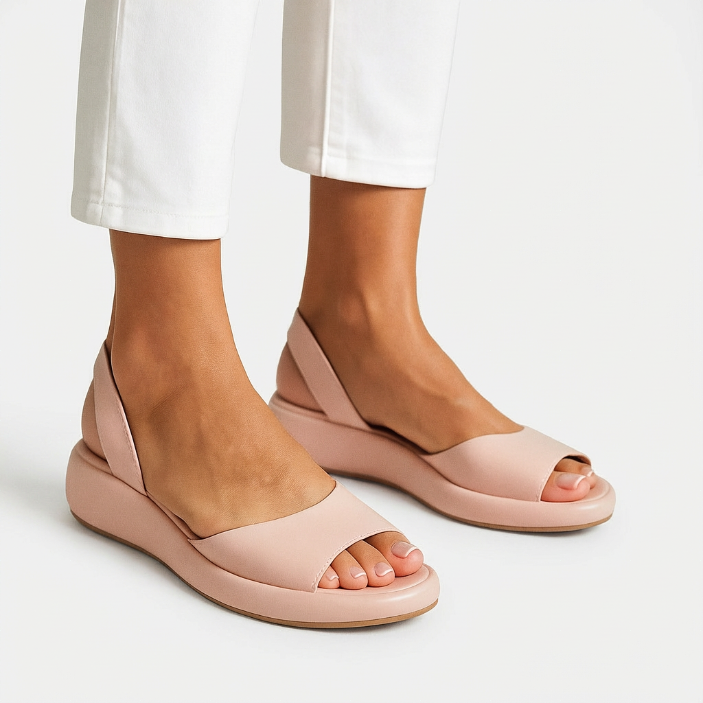 Evie™ – Protiskluzové sandály s otevřenou špičkou – elegantní stabilita a maximální pohodlí, barva: růžová