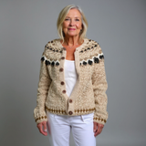 Aubree - Vintage Izlandi Kardigán