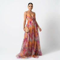 Daisy – Maxi ruha virágmintával