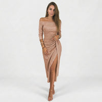 Natalie - Chic Off-Shoulder Dress