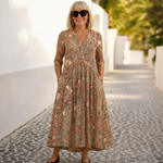 Olivia – Elegantní šaty s výstřihem do V