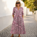 Olivia – Elegantní šaty s výstřihem do V