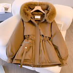 Milana™ - Elegantní zimní bunda, barva: hnědá