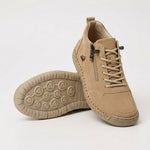 Mila™ – Pohodlné ortopedické tenisky + zip, barva: khaki