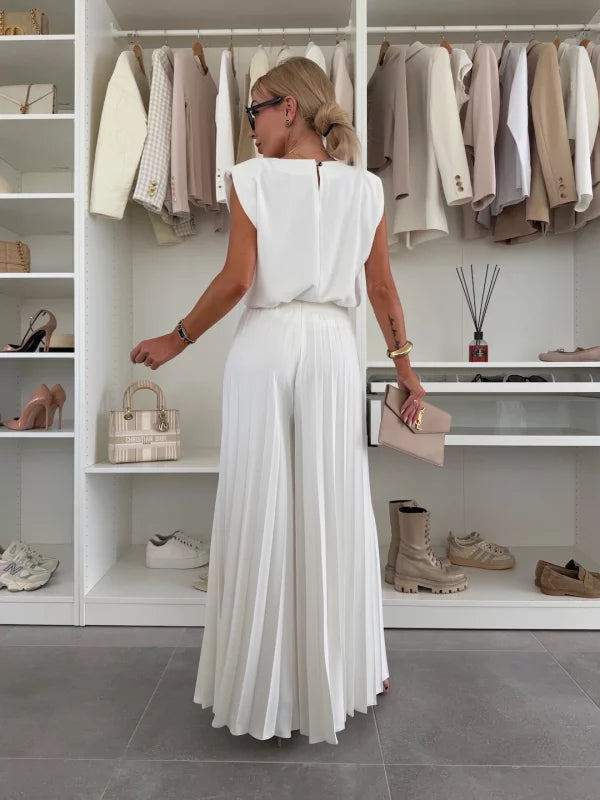 Magdalena – Elegantní plisovaný komplet