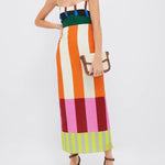 Mareike – Barevné pruhované šaty